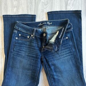 American Eagle Outfitters Dark Blue Boot Cut Jeans